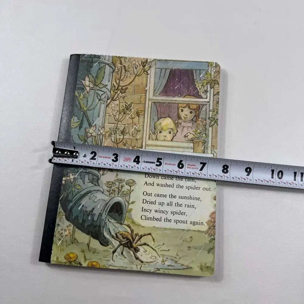 Vintage Incy Wincy Spider Lined Notebook Journal